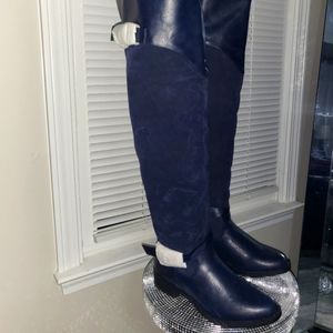 Navy Blue Boots